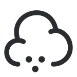 Cloud Snow SVG Icon